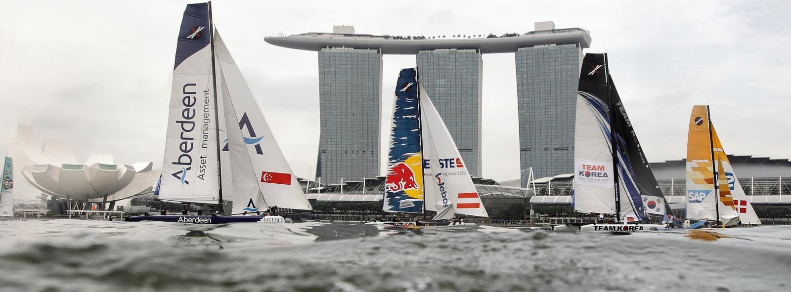 Extreme 40 Sailing Singapur 2013 Yarışı’nda Lider “Alinghi”