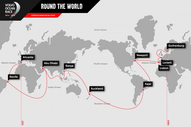 Iste 'Volvo Ocean Race' 2014-15' in Yeni Rotası