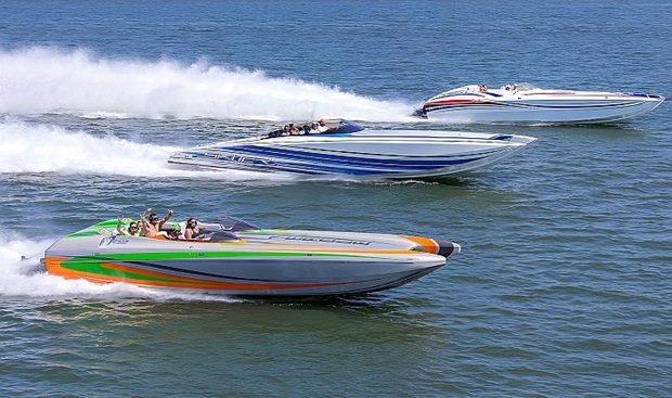 Powerboat Pleasure Navigation